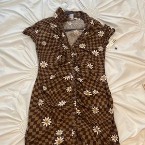 No Boundaries Brown Dress (XL) NWT